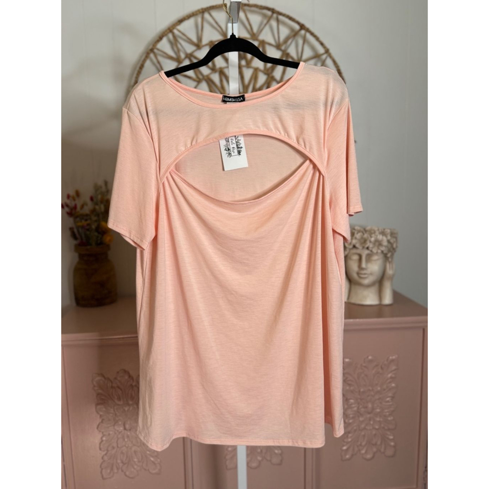 Women's Heimish USA T-Shirt 3XL Pink